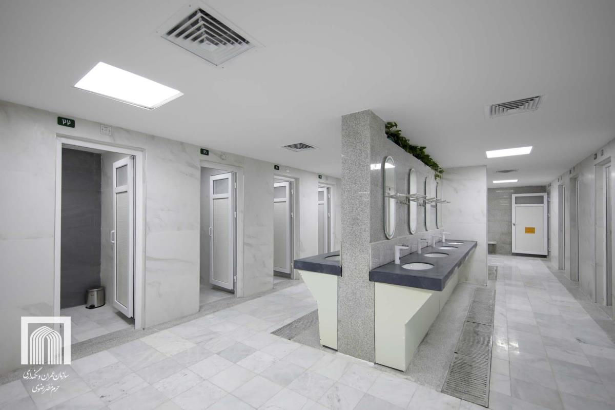 ساخت سرویس‌های بهداشتی جدید در حرم مطهر رضوی